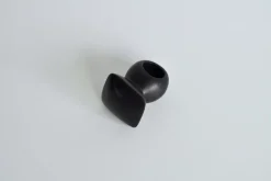 Pamono Large Sculptural Black Ring in Ebony, Denmark, 2000s><noscript><img width=
