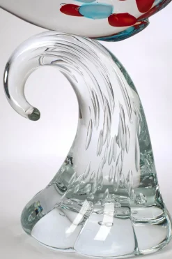Pamono Large Sculpture in Murano Glass by 1295 Murano><noscript><img width=