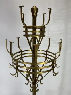 Discount Pamono Large Secession Brass Coat Hanger by Adolf Loos, 1890s