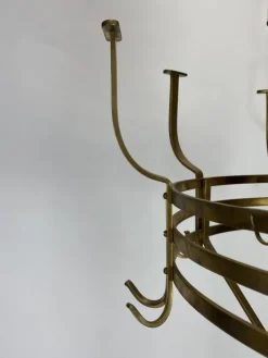 Discount Pamono Large Secession Brass Coat Hanger by Adolf Loos, 1890s