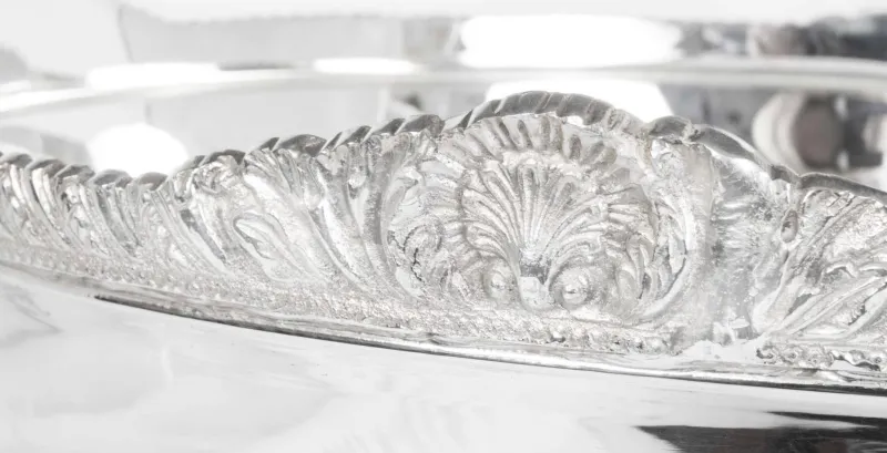 Online Pamono Large Silver-Plated Punch Bowl or Champagne Cooler, 1980s