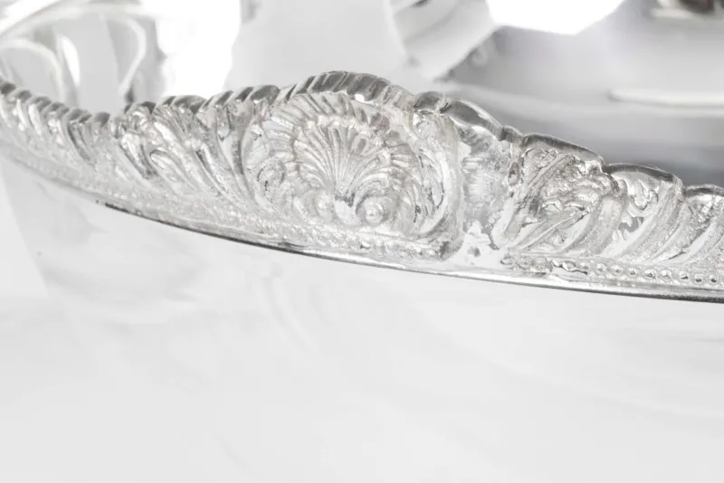 Online Pamono Large Silver-Plated Punch Bowl or Champagne Cooler, 1980s