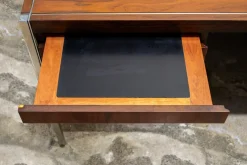 Pamono Large Six Drawer Center Desk by Florence Knoll Bassett for Knoll International, 1960s><noscript><img width=