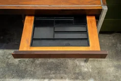 Pamono Large Six Drawer Center Desk by Florence Knoll Bassett for Knoll International, 1960s><noscript><img width=
