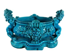 Sale Pamono Large Slip Planter from Jules Vieillard Bordeaux, 19th Century
