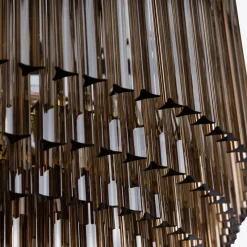 Pamono Large Smoked Amaro Drum Chandelier from Pure White Lines><noscript><img width=