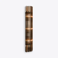 Clearance Pamono Large Smoked Quartz Amaro Wall Light from Pure White Lines