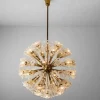 Pamono Large Snowball Sputnik Chandelier from Rupert Nikoll, Austria, 1950s> Ceiling Lights