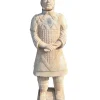Best Pamono Large Statue of General of the Terracotta Army Emperor Qin, 1990s, Plaster