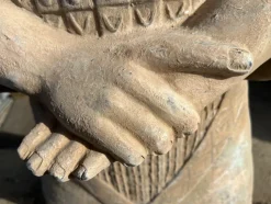 Best Pamono Large Statue of General of the Terracotta Army Emperor Qin, 1990s, Plaster