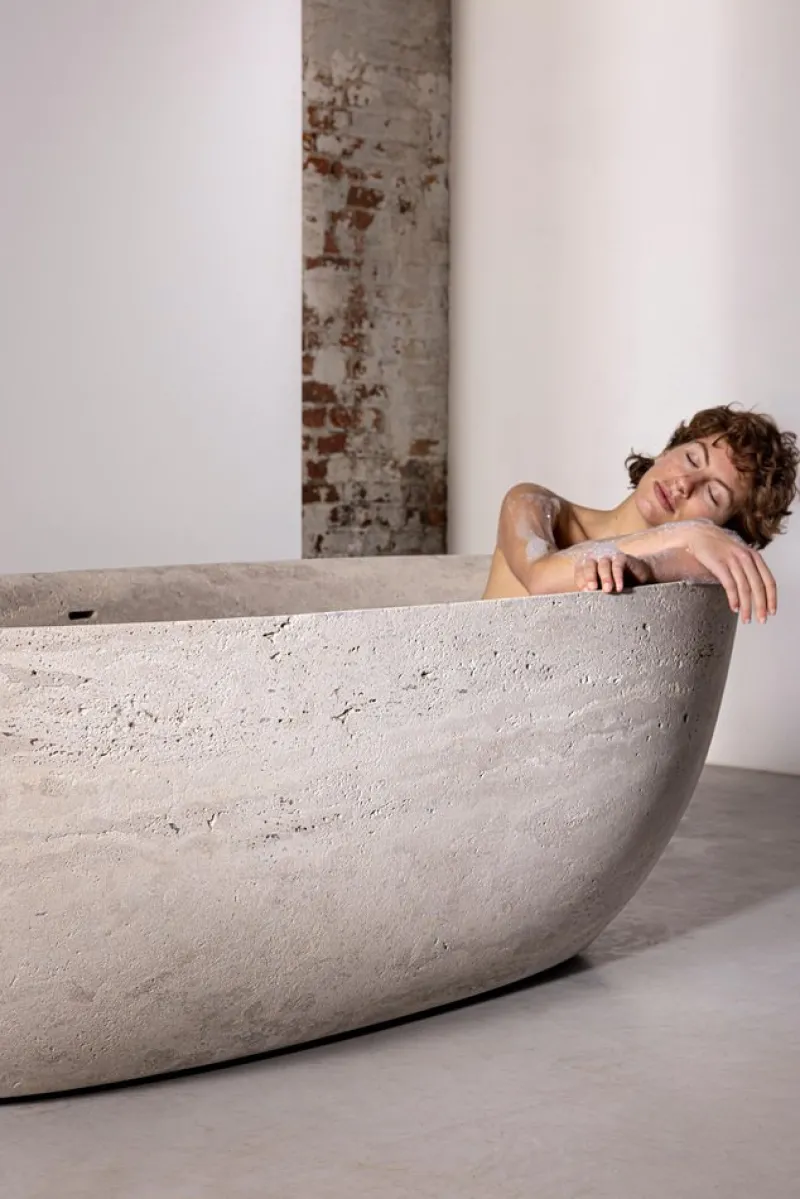 Pamono Large Stone Bathtub by Studio Loho> Architectural Elements