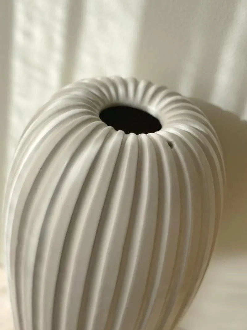 Pamono Large Stoneware Vase by Vicke Lindstrand for Upsala Ekeby, 1950s> Vases