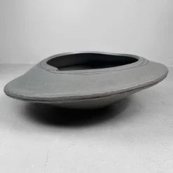 Outlet Pamono Large Studio Pottery Ceramic Ikebana Bowl, Japan, 1970s