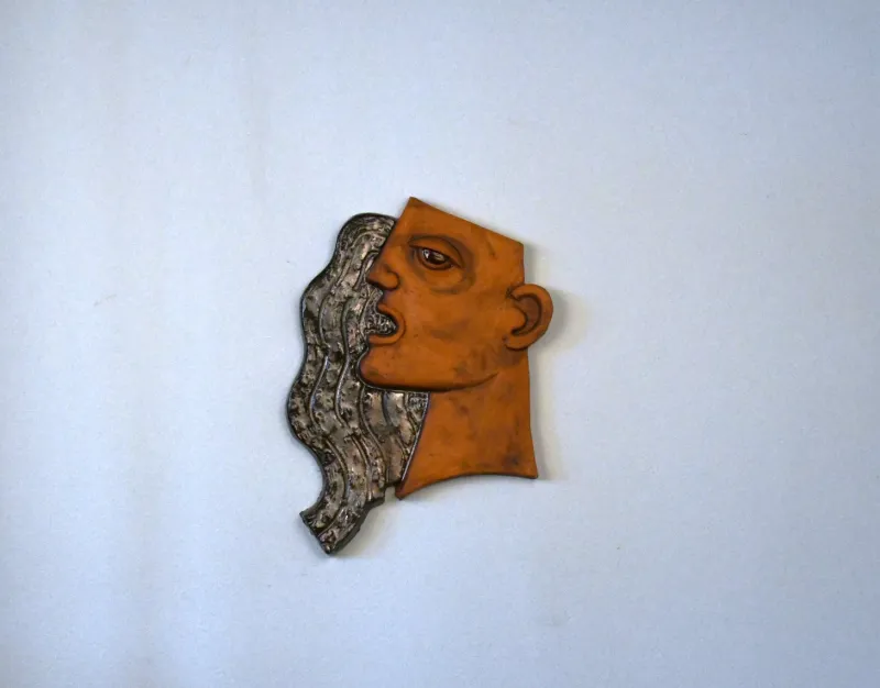 Discount Pamono Large Swedish Art Deco Style Ceramic Wall Relief by Lars Bergsten, 1980s