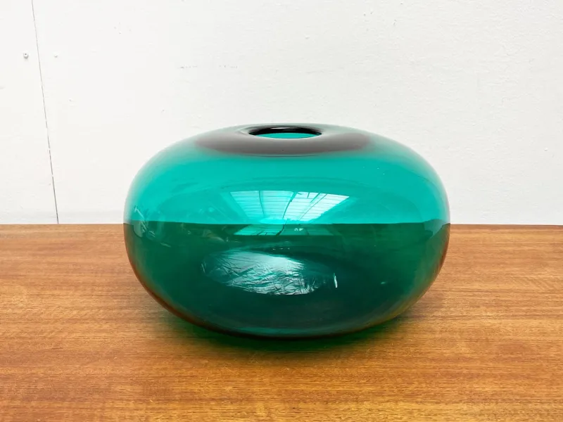 Pamono Large Swedish Stockholm Series Vase in Handmade Glass from Ikea, 1990s> Vases