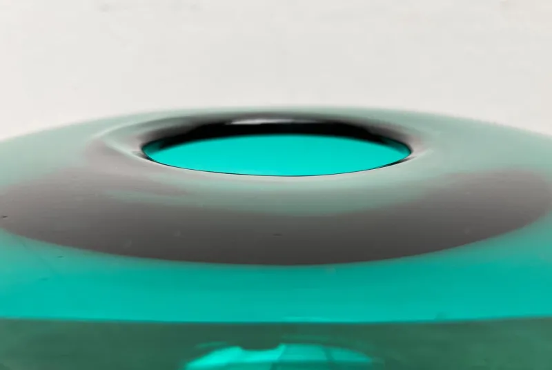 Pamono Large Swedish Stockholm Series Vase in Handmade Glass from Ikea, 1990s> Vases