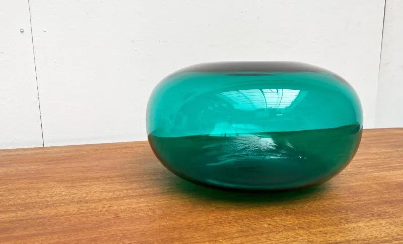 Pamono Large Swedish Stockholm Series Vase in Handmade Glass from Ikea, 1990s> Vases