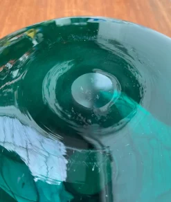 Pamono Large Swedish Stockholm Series Vase in Handmade Glass from Ikea, 1990s><noscript><img width=
