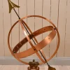 Sale Pamono Large Swedish Wrought Iron, Brass and Copper Garden Sundial, 1960s