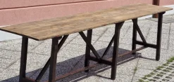 Pamono Large Table in Fir, 1920s><noscript><img width=