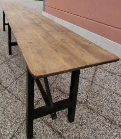 Pamono Large Table in Fir, 1920s><noscript><img width=