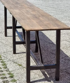 Pamono Large Table in Fir, 1920s><noscript><img width=