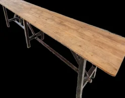 Pamono Large Table in Fir, 1920s><noscript><img width=