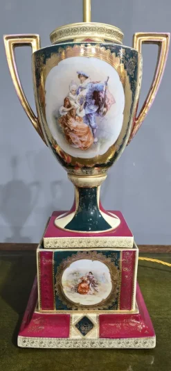 Pamono Large Table Lamps, Vienna, Austria, 1880, Set of 2><noscript><img width=