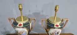 Pamono Large Table Lamps, Vienna, Austria, 1880, Set of 2><noscript><img width=