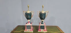 Pamono Large Table Lamps, Vienna, Austria, 1880, Set of 2><noscript><img width=