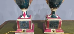 Pamono Large Table Lamps, Vienna, Austria, 1880, Set of 2><noscript><img width=
