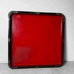 Pamono Large Taishō Era Urushi Lacquer Tray, Japan, 1920s><noscript><img width=