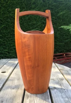 Best Pamono Large Teak Ice Bucket by Jens Quuistgaard for Dansk Design, 1960s