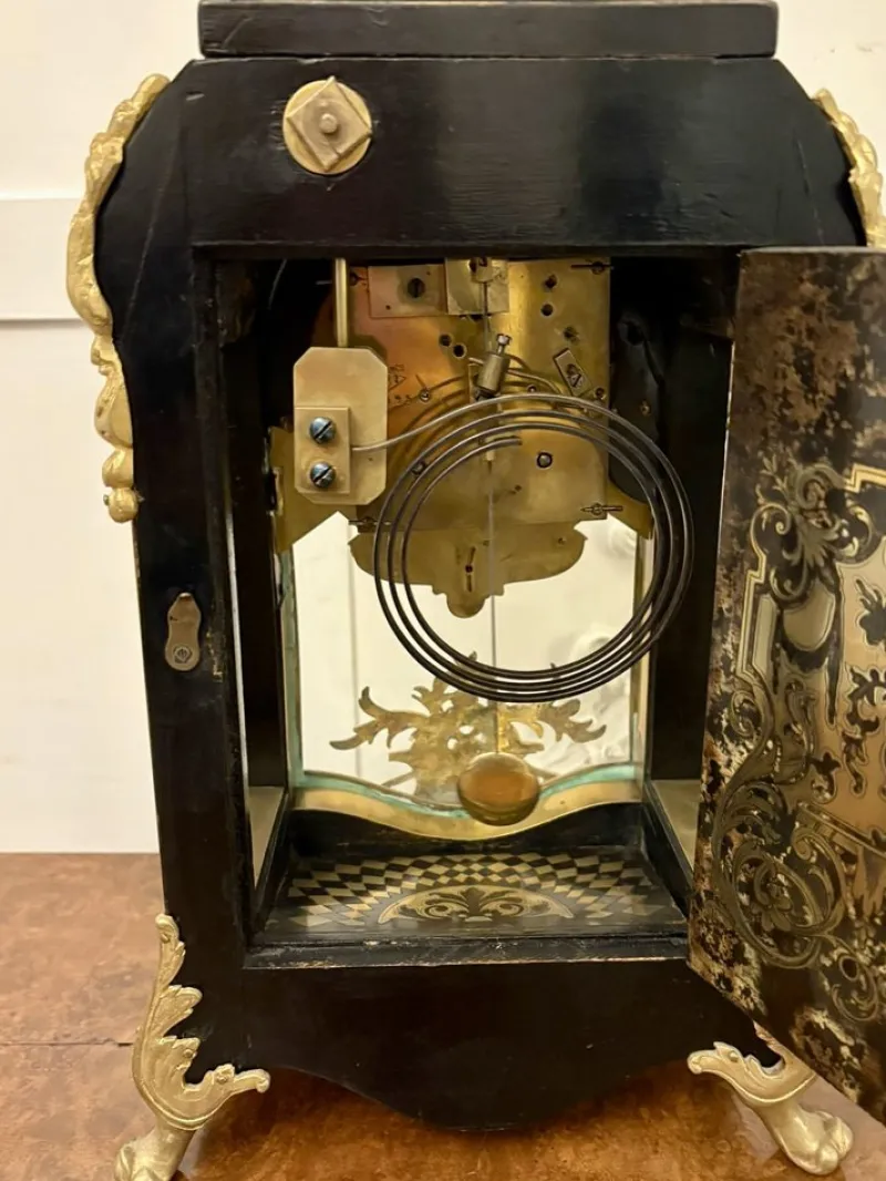 Discount Pamono Large 18th Century French Boulle and Ormolu Mounted Bracket Clock by Martinot of Paris, 1730s