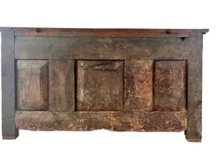 Pamono Large 16th Century French Gothic Trunk, France, 1580s><noscript><img width=