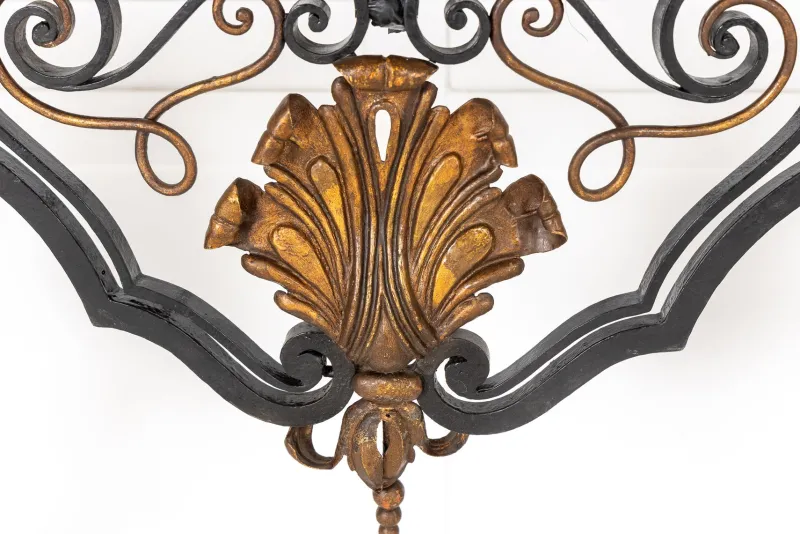 Online Pamono Large 19th Century French Wrought Iron Console