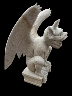 New Pamono Large 20th Century Granite Gargoyle