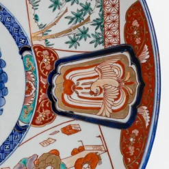Pamono Large 19th Century Imari Porcelain Plate> Dinner Plates & Bowls