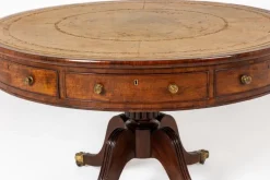 Discount Pamono Large 19th Century Regency English Mahogany Drum Table