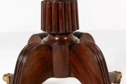 Discount Pamono Large 19th Century Regency English Mahogany Drum Table