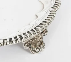 New Pamono Large 19th Century William IV Silver Tray Salver by Paul Storr, 1820