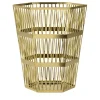 Pamono Large Tip Top Gold Basket by Richard Hutten> Trunks, Crates & Baskets