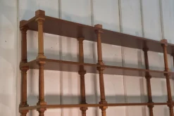 Pamono Large Turned Wood Bookcase, 1970s><noscript><img width=