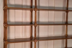 Pamono Large Turned Wood Bookcase, 1970s><noscript><img width=