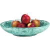 Pamono Large Turquoise Ceramic Fruit Bowl by Eva Ruffoni, Italy, 1980s> Bowls