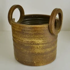 Pamono Large Two-Handled Ceramic Plant Pot from Mobach> Planters And Jardiniere