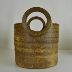 Pamono Large Two-Handled Ceramic Plant Pot from Mobach><noscript><img width=