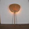 Pamono Large Uchiwa Floor Lamp by Ingo Maurer for M Design, Germany, 1977> Floor Lamps