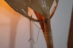 Pamono Large Uchiwa Floor Lamp by Ingo Maurer for M Design, Germany, 1977><noscript><img width=