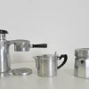 New Pamono Large Vesuviana Coffee Pots or Cafetières from OMG, Italy, 1960s, Set of 3